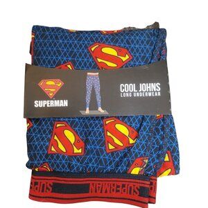 Superman S 28 30 Cool Johns Long Underwear Comic Print Base Layer Thermal Bottom